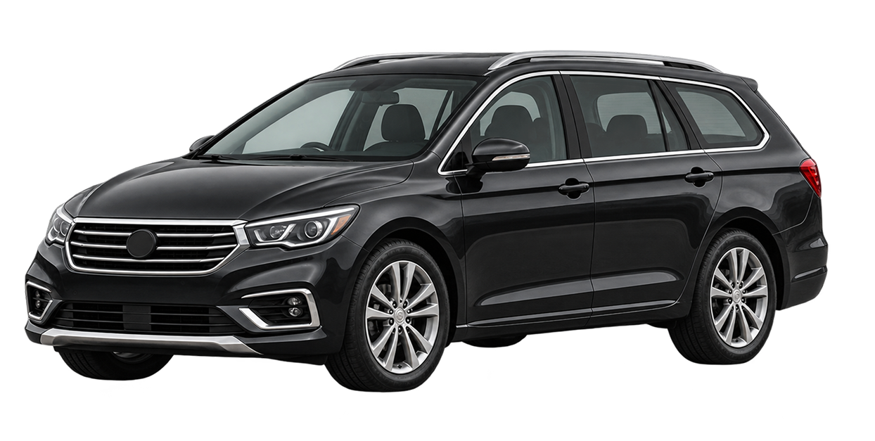 Glossy Black Executive Estate Wagon